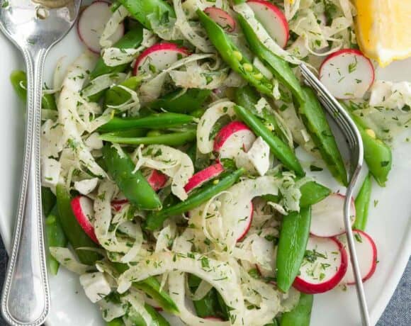 Snap Pea Salad Top View