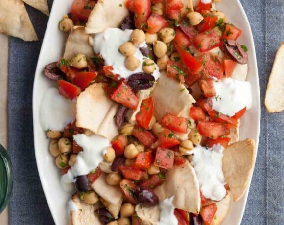 Mediterranean Nachos