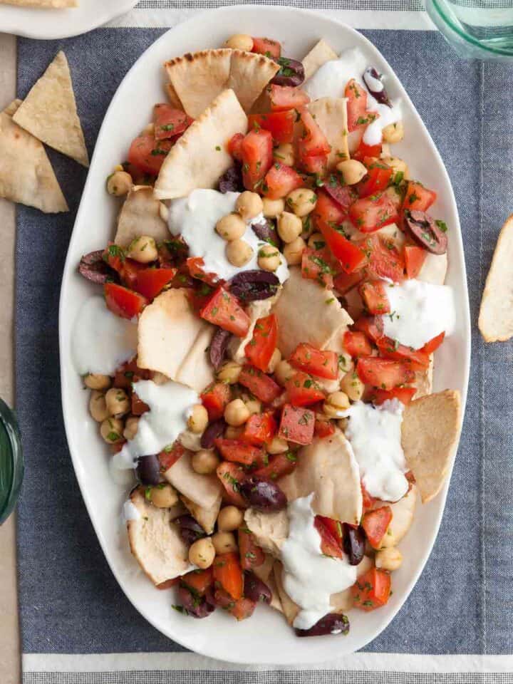 Mediterranean Nachos