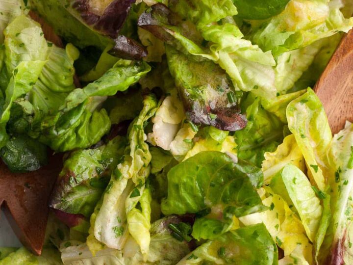 French Bistro Salad Close Up