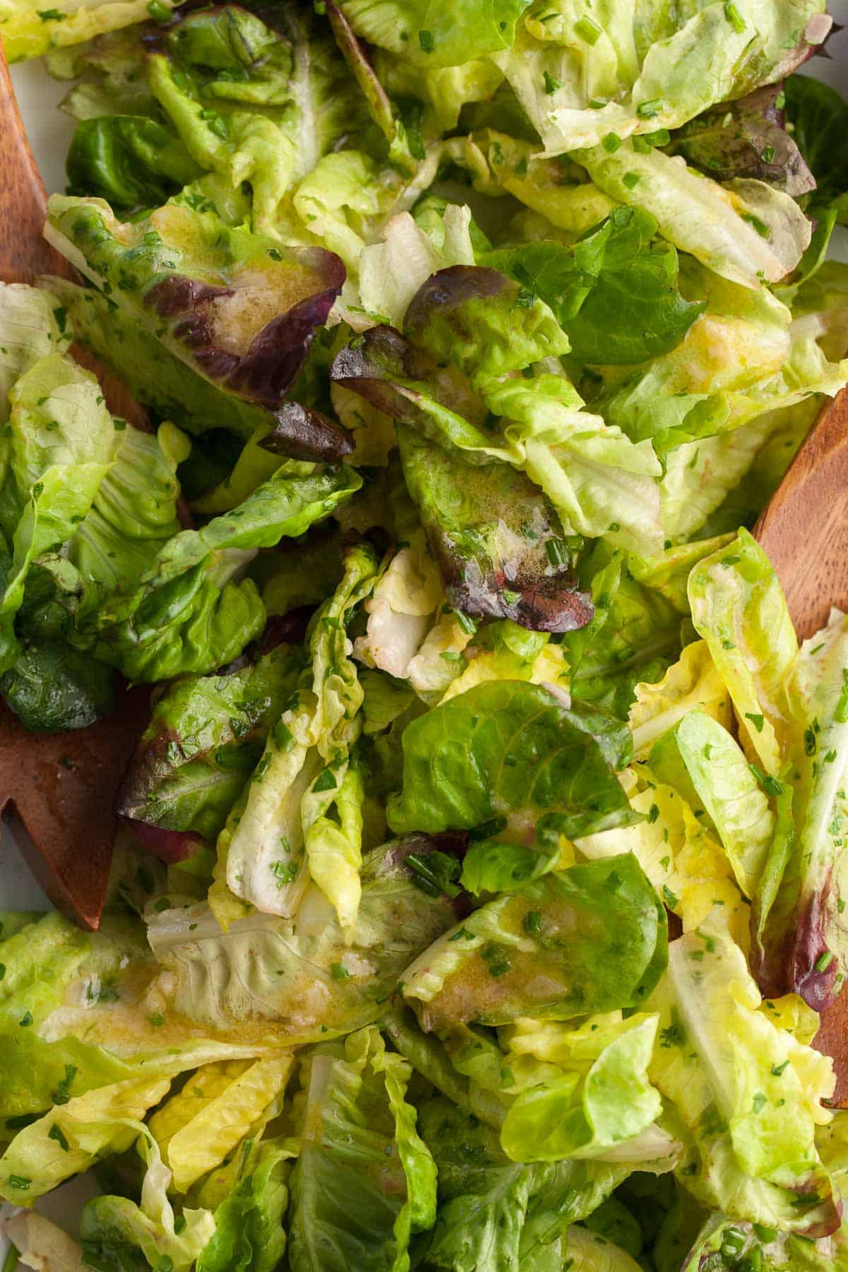 French Bistro Salad Close Up