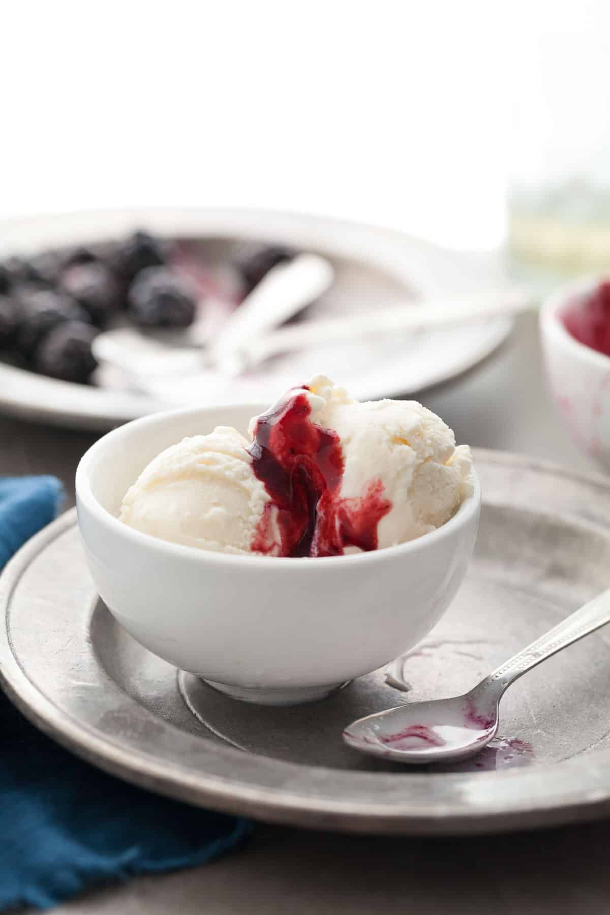 Frozen Kefir in Cup