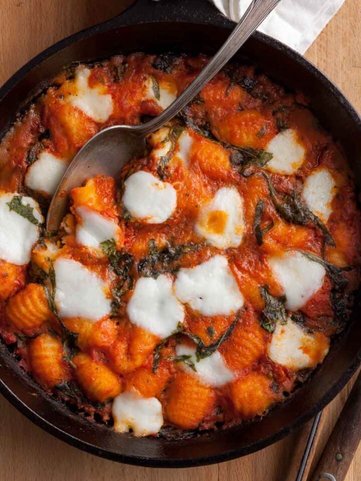 Tomato Gnocchi Bake Close Up