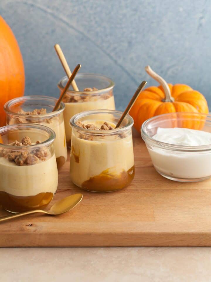 Pumpkin Yogurt in Jars
