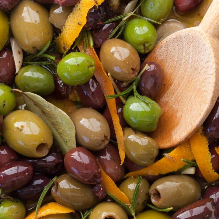 Citrus Marinated Olives