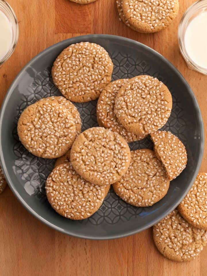 Tahini Sesame Cookies