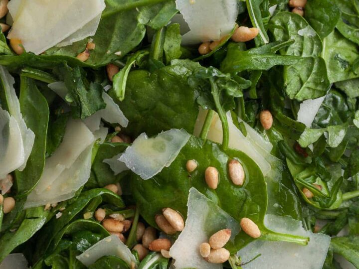 Arugula and Spinach Salad