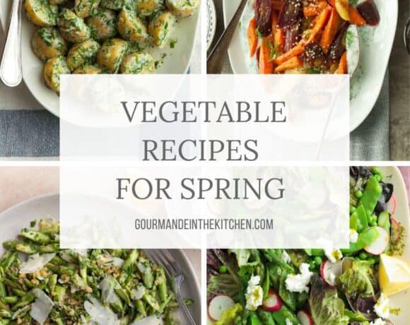25+ fresh spring vegetable recipes including asparagus, peas, broccoli, radishes & more!