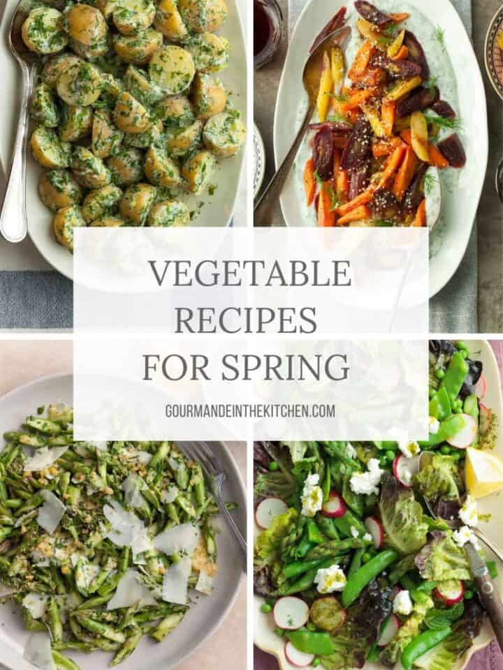25+ fresh spring vegetable recipes including asparagus, peas, broccoli, radishes & more!
