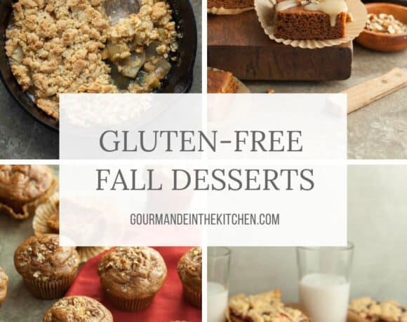 10 fall desserts including apple crumble, pumpkin bars, pumpkin muffins and cranberry bars